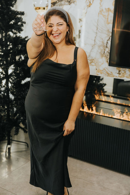 ROBE RUBY - NOIR - WILL&YOU