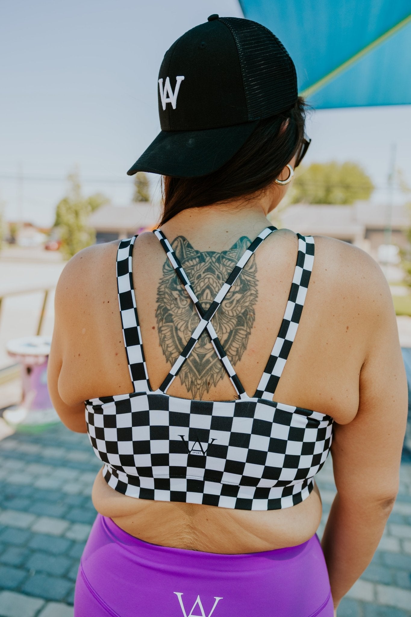 TOP SPORT ELISA COLLAB MEL TACOS -DAMIER - WILL&YOU
