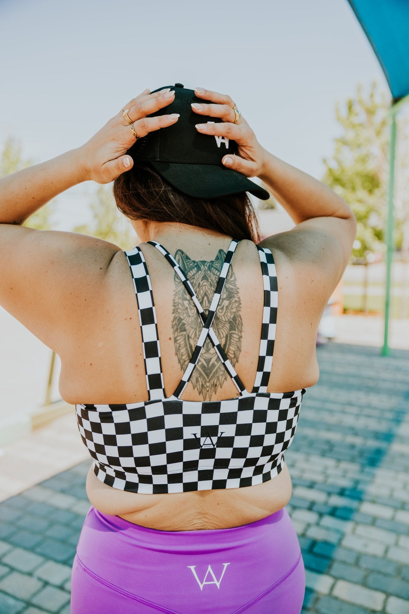 TOP SPORT ELISA COLLAB MEL TACOS -DAMIER - WILL&YOU