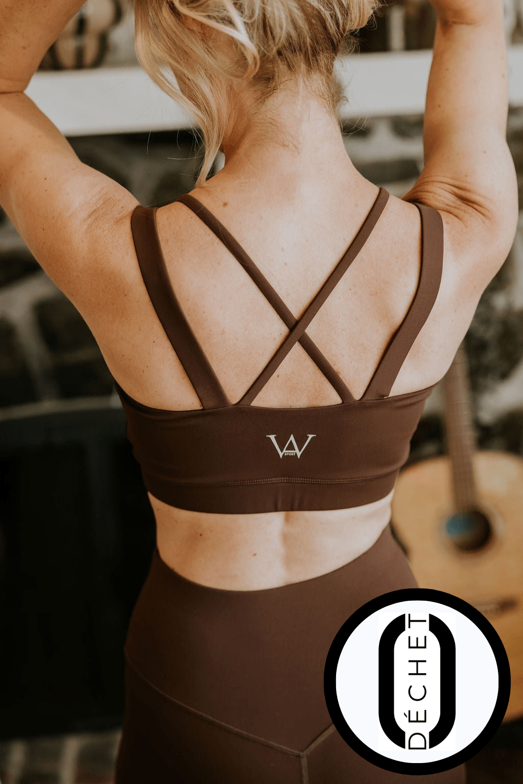TOP SPORT ELISA -ESPRESSO- | ZÉRO DÉCHET | - WILL&YOU