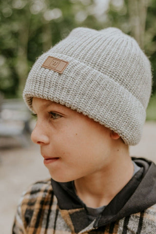 TUQUE LAINAGE (ENFANT & ADULTE) - GRIS - WILL&YOU