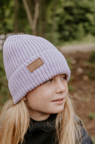 TUQUE LAINAGE (ENFANT & ADULTE) - LILAS - WILL&YOU