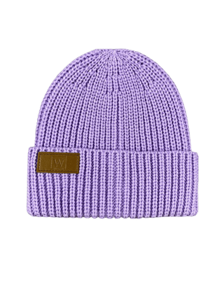 TUQUE LAINAGE (ENFANT & ADULTE) - LILAS - WILL&YOU