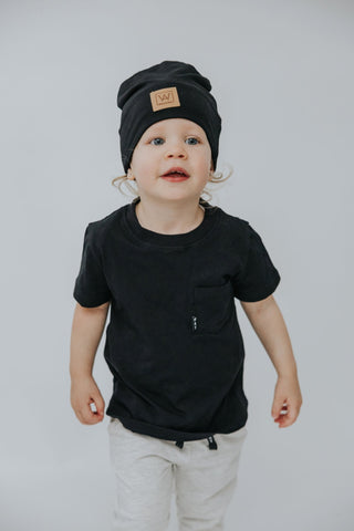 TUQUE PRINTEMPS ALBERT - NOIR - WILL&YOU