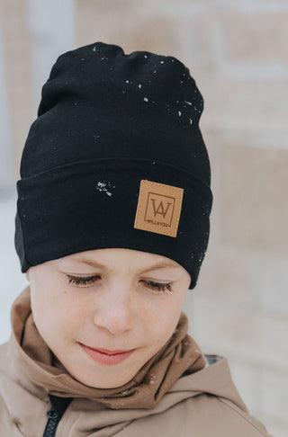 TUQUE PRINTEMPS ALBERT - NOIR - WILL&YOU