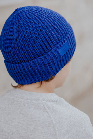 TUQUE SPENCER (ENFANT & ADULTE) - BLEU ROYAL - WILL&YOU