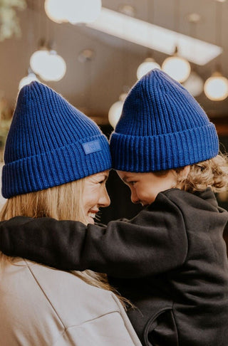 TUQUE SPENCER (ENFANT & ADULTE) - BLEU ROYAL - WILL&YOU