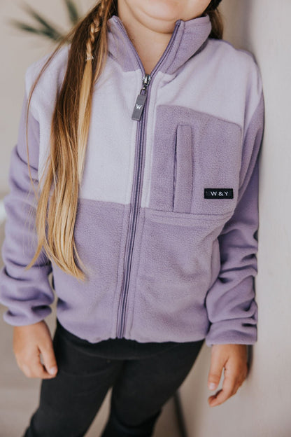 VESTE POLAR PAOLO (ENFANT) - LILAS - WILL&YOU